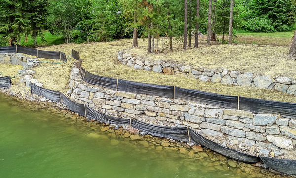 Brothers Excavation Sandpoint retaining wall